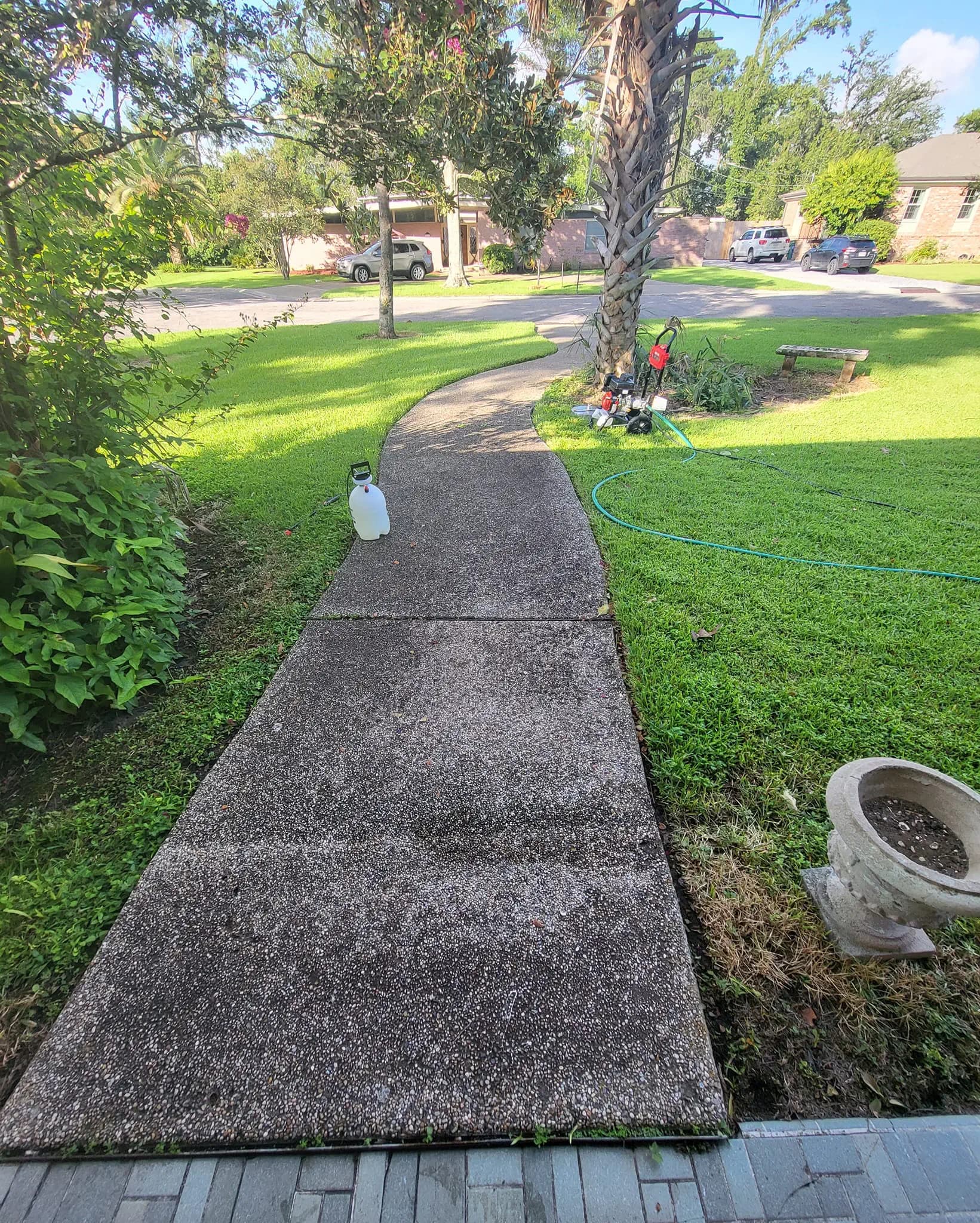 Clean walkway example 1