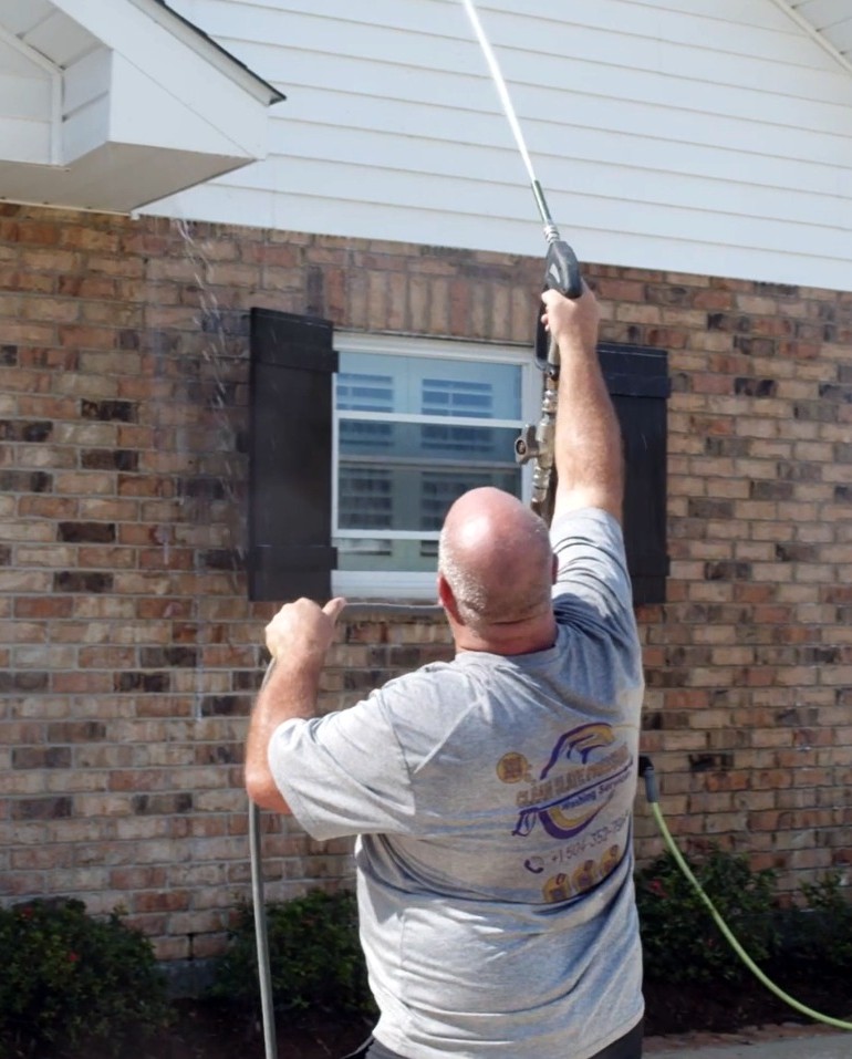 pressure washing in metairie - clean slate